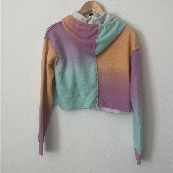 Wild Fable Multicolor Crop Hoodie - Picture 3 of 3